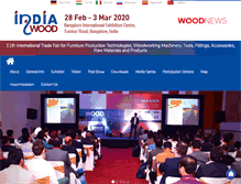 Tablet Screenshot of indiawood.com
